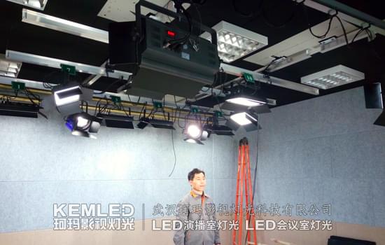 山東濟南中學演播室燈光施工圖
