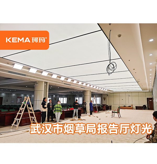 武漢市煙草局專賣局4樓報告廳:面部發(fā)黑，全場燈光昏暗咋辦？