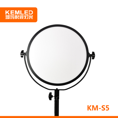 KEMA珂瑪 KM-S5超薄便攜式可調色溫LED平板燈，功率50W，外拍神器